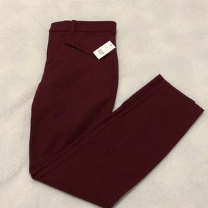 NWT - GAP burgundy work pants